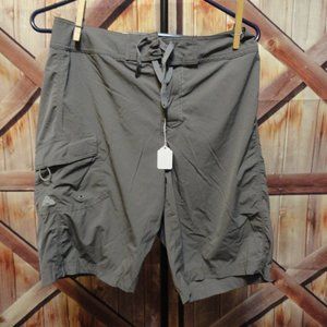 Eastern Mountain Sports Nylon Quick Dry Shorts 30~EUC~drawstring~side pocket~